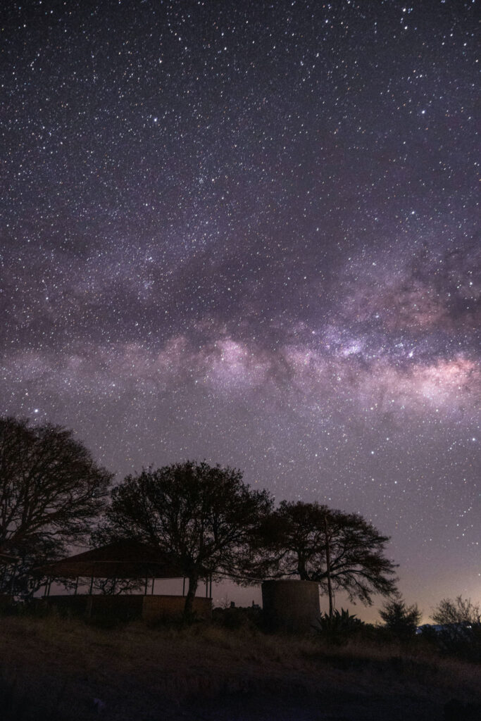 Outdoor star gazing at Havenwyld, a luxury lodging in Texas Hill Country